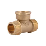Тройник равнопроходной Thermo Alliance Standart SD41615 латунный 1/2