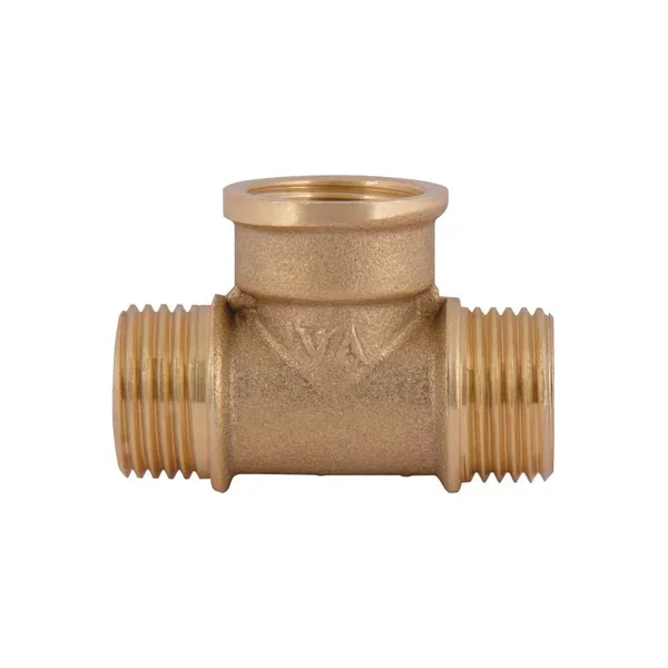 Тройник равнопроходной Thermo Alliance Standart SD41615 латунный 1/2