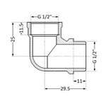 Кут Thermo Alliance Standart 1/2
