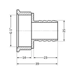 Штуцер Thermo Alliance Standart 25х1