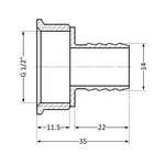 Штуцер Thermo Alliance Standart 14х1/2