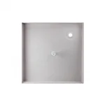Душевая кабина Lidz SC90x90SATLOWGR Wawel SC90×90 мм.SAT.LOW.GR сатиновая с тонированным стеклом 4 мм и низким поддоном Mazur (LWASC9090SATLOWGR2SET)