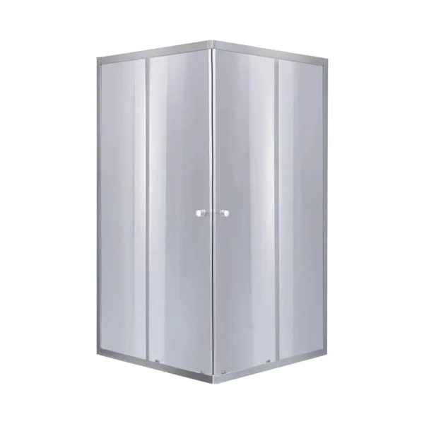 Душевая кабина с поддоном Lidz SC80x80SATLOWGR Wawel SC80×80 мм.SAT.LOW.GR + Mazur, сатиновая с тонированным стеклом 4 мм, квадратная раздвижная 80x80 см (LWASC8080SATLOWGR2SET)