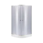 Набор Lidz душевая кабина Latwa SC80x80.SAT.LOW.GR, стекло тонированное 4 мм + поддон Kupala