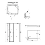 Набор Qtap душевая кабина Capricorn CRM1018RC6 Clear 2020x1000x800 мм + поддон Tern 301812C 100x80x12 см с сифоном