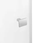 Душевая кабина Qtap Capricorn CRM1099SC6 хромированная с прозрачным стеклом, распашная 90×90 мм см с низким поддоном и сифоном (CAPCRM1099SC6SET)
