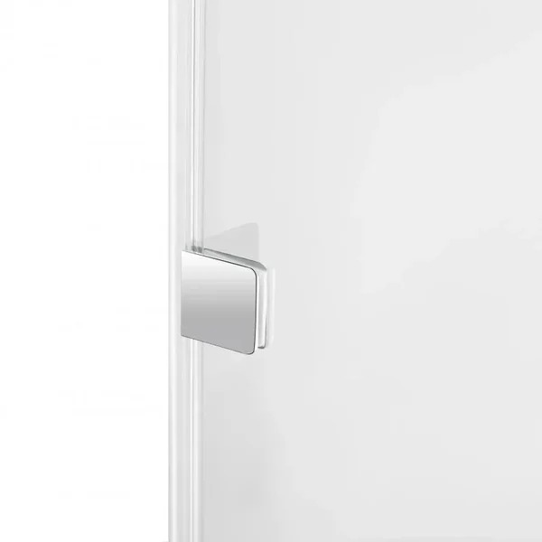 Душевая кабина Qtap Capricorn CRM1099SC6 хромированная с прозрачным стеклом, распашная 90×90 мм см с низким поддоном и сифоном (CAPCRM1099SC6SET)