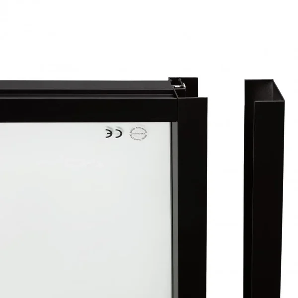 Душевая кабина Qtap Scorpio BLA10995-AC6 пятиугольная 90×90 мм см, черная, с поддоном и сифоном (SCOBLA10995AC6SET)