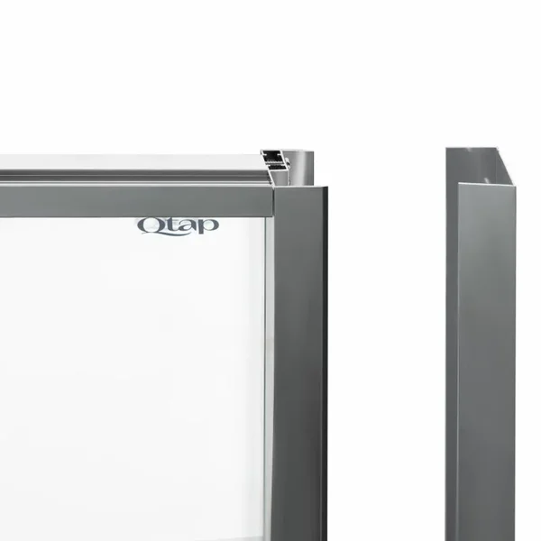 Душевая кабина Qtap Scorpio CRM10995-AC6 пятиугольная 90×90 мм см хромированная с прозрачным стеклом, с поддоном и сифоном (SCOCRM10995AC6SET)