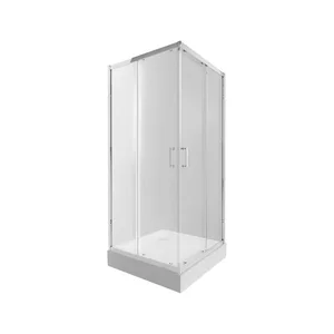 Душевая кабина Qtap Taurus CRM1099SC6 хромированная с прозрачным стеклом 90×90 мм см с низким поддоном и сифоном (TAUCRM1099SC6SET) Душевая кабина Qtap Taurus CRM1099SC6 хромированная с прозрачным стеклом 90×90 мм см с низким поддоном и сифоном (TAUCRM1099SC6SET)