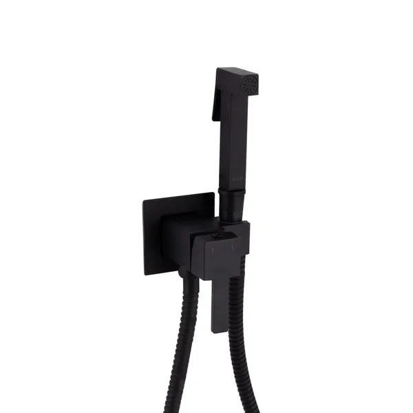 Гигиенический душ Qtap Inspai-Varius QT259710842859NB латунный черный матовый скрытого монтажа (QT259710842859NB)