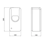 Дезінфектор Qtap Pohodli 6V безконтактний QT170WH42921 White (Zdraví)