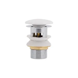 Qtap Pop-up Донный клапан для биде с переливом 70х70х110 mm White