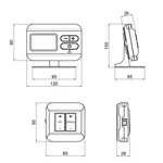 Термостат суточный Thermo Alliance ТА-2301RF пластиковый радиоуправляемый (TA2301RF)