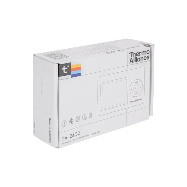 Термостат недельный программируемый Thermo Alliance ТА-2402 из ABS-пластика (TA2402)
