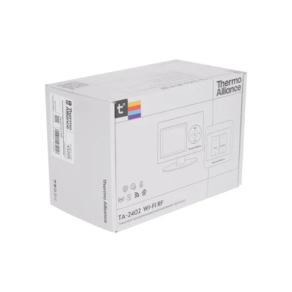 Недельный программируемый термостат Thermo Alliance ТА-2402WiFiRF радиоуправляемый c WiFi