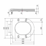 Сиденье для унитаза Qtap Presto QT26991217AW дюропластовое белое slim, быстросъемное с микролифтом (QT26991217AW)