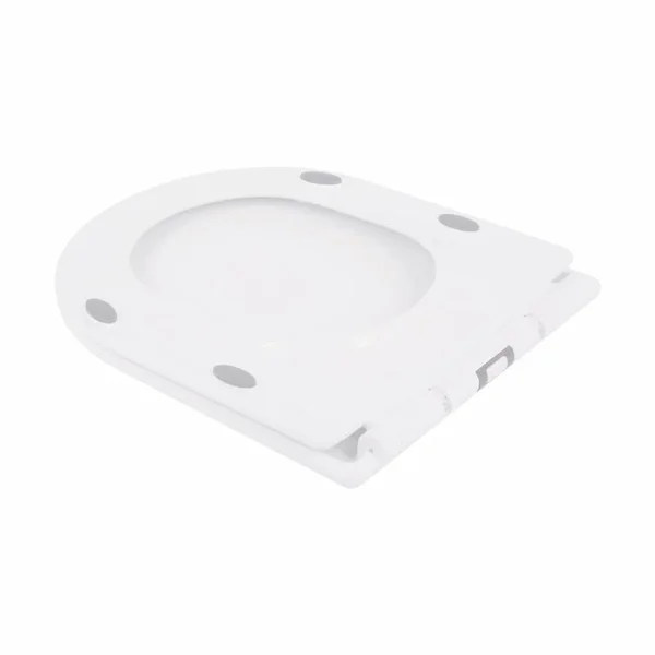 Сиденье для унитаза Qtap Presto QT26991217AW дюропластовое белое slim, быстросъемное с микролифтом (QT26991217AW)