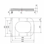 Сиденье для унитаза Qtap Kalao с микролифтом Slim QT08991213AW