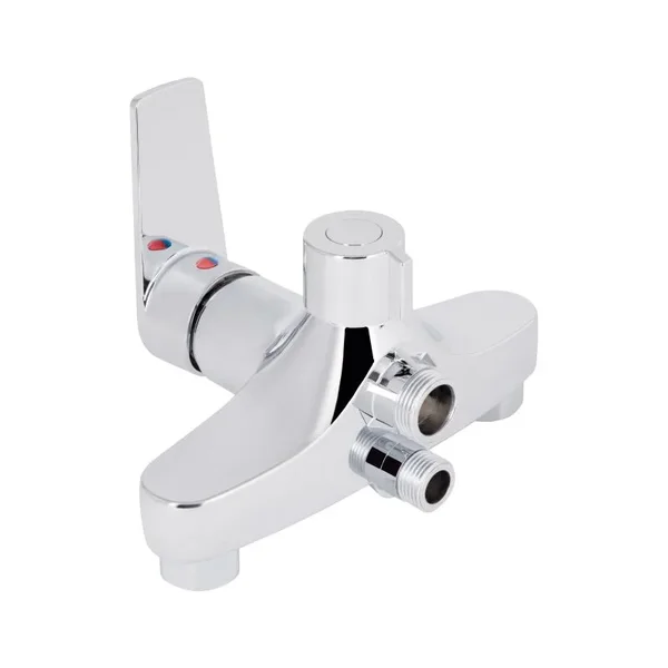 Смеситель для ванны Brinex 35C 005 из ABS-пластика хромированный с поворотным изливом 310 мм (BRIN35C005)