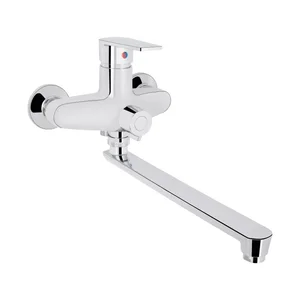 Смеситель для ванны Brinex 35C 005 из ABS-пластика хромированный с поворотным изливом 310 мм (BRIN35C005)