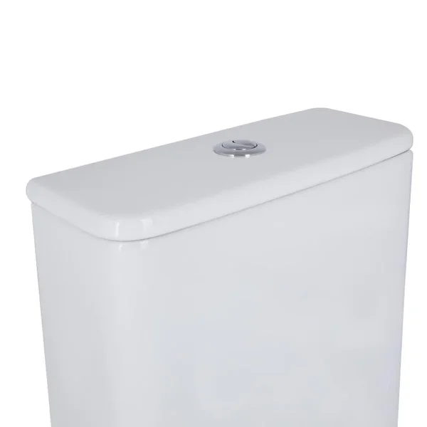 Бачок для унітаза Qtap Kalao QT08221213AW1 керамічний білий з нижнім підключенням та подвійним зливом 3/6 л (QT08221213AW1)