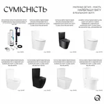 Комплект арматури для бачка унітазу Qtap WDI з подвійною хромованою кнопкою змиву 3/6 л та нижньою подачею води (QT066WDICHR)