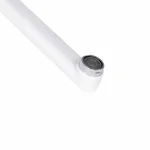 Смеситель для ванны Brinex 36W 005 пластиковый хром/белый с длинным поворотным изливом (BRIN36W005)