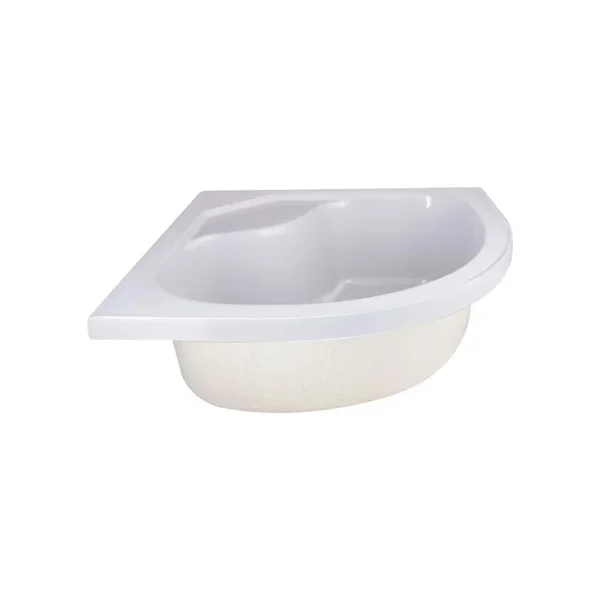 Душова кабіна Lidz SC80x80SATHIGHFR Latwa SC80×80 мм.SAT.HIGH.FR напівкругла 80x80 см сатин з матовим склом 4 мм, у комплекті з високим акриловим піддоном (LLSC8080SATHIGHFR2SET)