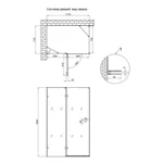Qtap 6мм боковая стенка прозрачная Clear CAPRICORN 10128RC6