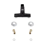 Смеситель для ванны Brinex 35B 006N пластиковый черный матовый с хромом, однорычажный (BRIN35B006N)