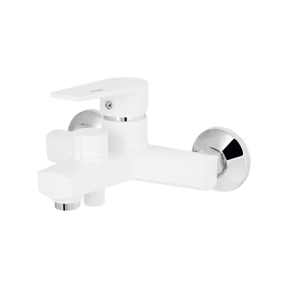 Смеситель для ванны Brinex 35W 006N пластиковый белый однорычажный (BRIN35W006N)