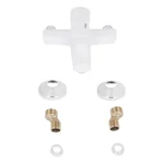 Смеситель для ванны Brinex 35W 006N пластиковый белый однорычажный (BRIN35W006N)