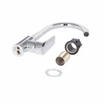 Смеситель для кухни Brinex 35C 20N из нержавеющей стали хромированный однорычажный (BRIN35C20N)