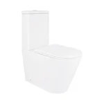 Унитаз-компакт Qtap Scorpio безободковый Ultra Quiet с сиденьем Soft-close QT14226088AW