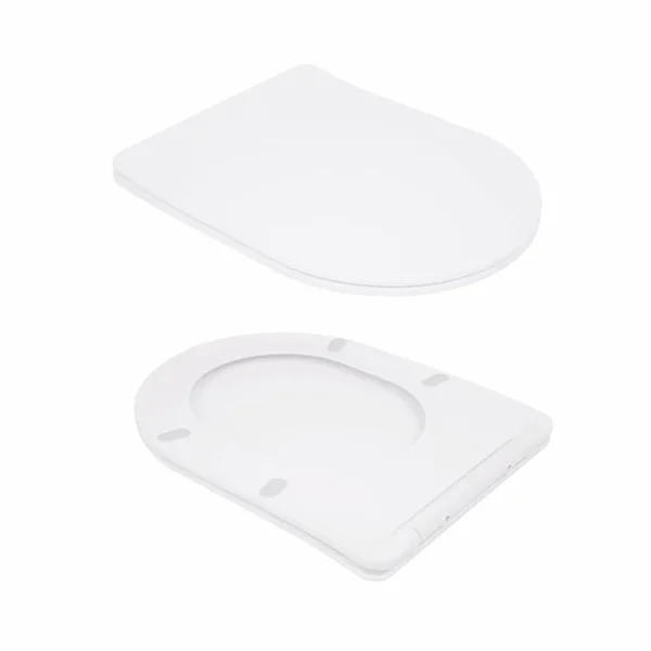 Унитаз-компакт Qtap Scorpio безободковый Ultra Quiet с сиденьем Soft-close QT14226088AW
