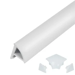 Декоративная планка Qtap 2x2м Water Cover WCS012 белая из ABS-пластика, набор 2х2 м с соединением и заглушками (WCS012)