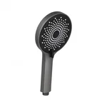 Лійка для ручного душу Qtap Rucni QTRUCA120R3GRP кругла, графітова, 120 мм (QTRUCA120R3GRP)