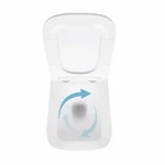 Унітаз підвісний Qtap Crow безобідковий з сідінням Soft-close QT05335171W