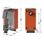 Твердотопливный котел Thermo Alliance Magnum V 4.0 SF 16 стальной, до 160 м² (SF16V40)