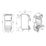 Твердотопливный котел Thermo Alliance Magnum V 4.0 SF 16 стальной, до 160 м² (SF16V40)