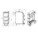 Твердотопливный котел Thermo Alliance Ferrum V 4.0 FSF 26 стальной с портом под пеллетную горелку (FSF26V40)