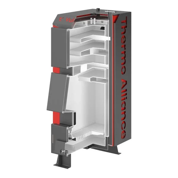 Котёл твердотопливный Thermo Alliance Vulcan V 4.0 SF 15 стальной 15 кВт (VSF15V40)