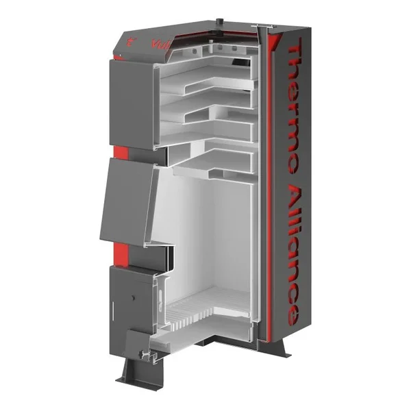 Твердотопливный котел Thermo Alliance Vulcan V 4.0 SF 20 со стальным теплообменником 6 мм (VSF20V40)