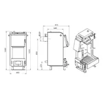 Твердотопливный котел Thermo Alliance Magnum V 4.0 SF 20 стальной, 20 кВт (SF20V40)