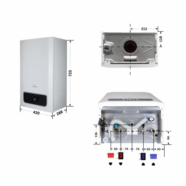 Газовый котел Thermo Alliance Ewa System 24 одноконтурный конденсационный (KM1024000101005911)