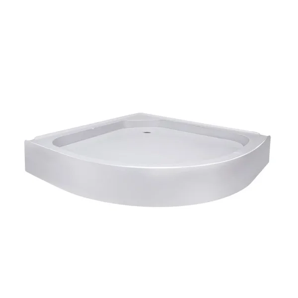 Душова кабіна Lidz SC80x80SATLOWFR Latwa SC80×80 мм.SAT.LOW.FR сатинова з матовим склом 4 мм, напівкругла 80x80 см з низьким піддоном (LLASC8080SLFSET)