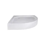 Душова кабіна Lidz SC80x80SATLOWFR Latwa SC80×80 мм.SAT.LOW.FR сатинова з матовим склом 4 мм, напівкругла 80x80 см з низьким піддоном (LLASC8080SLFSET)