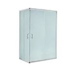 Розсувна душова кабіна Lidz SC100x80SATLOWFR Wawel SC100×80 мм.SAT.LOW.FR сатинова з матовим склом Frost 5 мм, з низьким акриловим піддоном Kapielka (LWASC10080SLFSET)