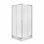 Душевая кабина Lidz SC80x80SATLOWFR Wawel SC80×80 мм.SAT.LOW.FR квадратная, сатин, с матовым стеклом 4 мм и низким поддоном Kapielka (LWASC8080SLFSET)